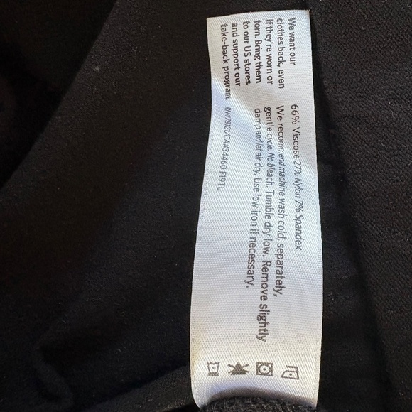 SOLD Eileen Fisher Lightweight Black Stretch Wide Leg Pants - Picture 6 of 12